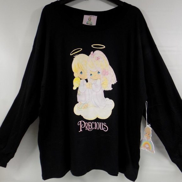 Forever 21 Tops - Forever 21 Plus Precious Moments Wide Crew Neck Top Size 2XL NWT